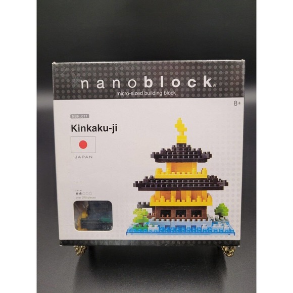 Nanoblock Kinkaku-ji Micro Building Blocks Level 2 370+ Pieces - Picture 1 of 8